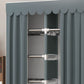 Metal Wardrobe Cabinet Modern Wardrobe Armoire with Shelves and Legs