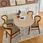Minimalist Gold Solid Wood Dining Table Standard Kitchen Dining Table with 6 Legs Base Clearhalo ' dining_table' 'Dining Tables & Seating' 'Dining Tables' 'furn' 'furn_dining_table' 'Furniture' 'furniture_dining_table' 'Kitchen & Dining Furniture' 'kitchen&dining_furn' 'kitchen' 'kitchen_dining_table' 1200x1200_1372fa2f-7ac6-4e6f-a151-f455debb59ca