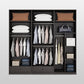Modern Style Wardrobe Armoire Wood Wardrobe Closet with 1-drawer