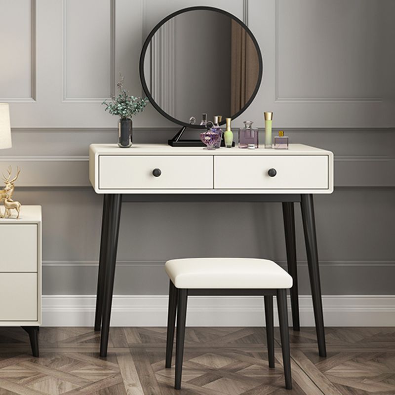 29,5 "Höhen weiße Holzoben Make-up Eitelkeit mit Schubladen für Schlafzimmer