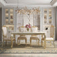 Traditional Luxury Style Dining Table 4 Legs Base Rectangle Table for Home Clearhalo ' dining_table' 'Dining Tables & Seating' 'Dining Tables' 'furn' 'furn_dining_table' 'Furniture' 'furniture_dining_table' 'Kitchen & Dining Furniture' 'kitchen&dining_furn' 'kitchen' 'kitchen_dining_table' 1200x1200_13788d7a-7ac9-4b82-a7d3-376def0b6437