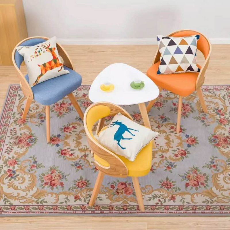 Contemporary Swivel Side Dining Room Chair Open Back Chair for Home Use Clearhalo ' kitchen&dining_furn' 'Dining Chairs' 'Dining Tables & Seating' 'dining_chair' 'furn' 'furn_dining_chair' 'Furniture' 'furniture_dining_chair' 'Kitchen & Dining Furniture' 'kitchen' 1200x1200_1378a0ed-ebd7-4c57-a41b-45924a11cef8