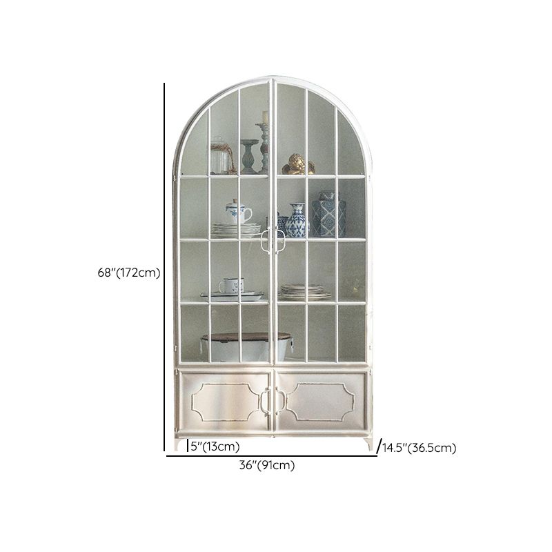 Armoire à plateau de planche latérale contemporaine avec portes pour la cuisine