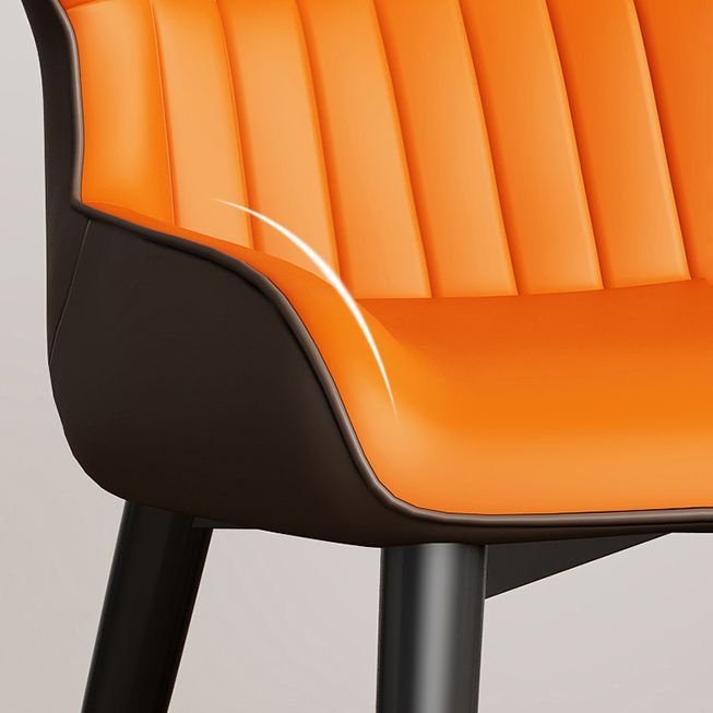 Contemporary Dining Chairs Faux Leather Dining Side Chair for Indoor Clearhalo 'Dining Chairs' 'Dining Tables & Seating' 'dining_chair' 'furn' 'furn_dining_chair' 'Furniture' 'Kitchen & Dining Furniture' 1200x1200_137a8c56-444d-423c-ae28-4d0987e32477