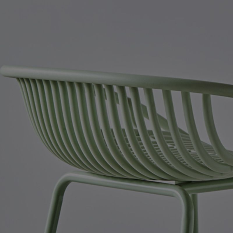 Modern Plastic Seats Barstool Metal 4 Legs Macron Bar Stool for Indoor 1 Piece Clearhalo 'Bar Furniture' 'Bar Stools' 'bar_stools' 'furn' 'furn_bar_stools' 'furniture_bar_stools' 'Kitchen & Dining Furniture' 'kitchen&dining_furn' 'kitchen' 'kitchen_furn' Furniture' 1200x1200_137adf86-7979-4fb6-84ad-7f92c0384b60