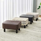 Contemporary Ottoman Solid Color Water Resistant Leather Rectangle Footstool Ottoman Clearhalo 'furn' 'furn_ottomans_poufs' 'Furniture' 'Living Room Furniture' 'Ottomans & Poufs' 'ottomans_poufs' 1200x1200_137bde7b-4feb-416e-b64c-3828c547d238