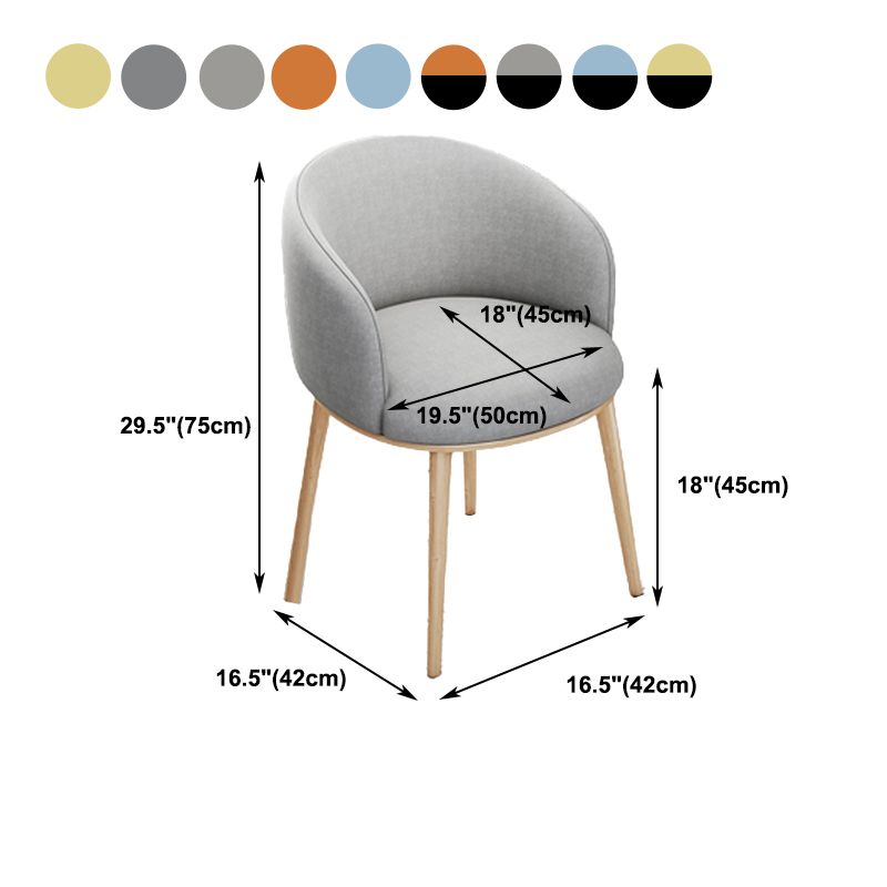 Silla de oficina en casa sin brazo silla de mesa baja moderna sin ruedas