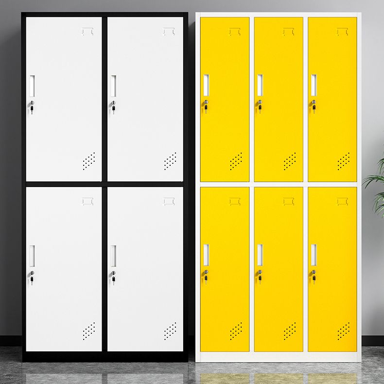 Eigentijdse stalen opbergkastje niet-hangende garderobe armoire