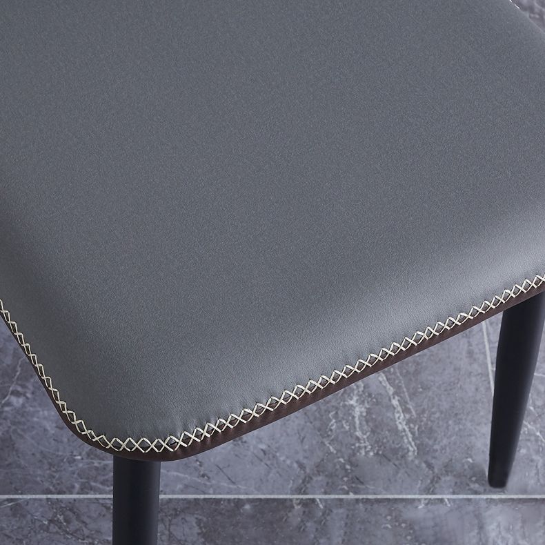 Contemporary Style Metal Chairs Wingback Side Kitchen Dining Room Chair Clearhalo ' kitchen&dining_furn' 'Dining Chairs' 'Dining Tables & Seating' 'dining_chair' 'furn' 'furn_dining_chair' 'Furniture' 'furniture_dining_chair' 'Kitchen & Dining Furniture' 'kitchen' 1200x1200_137f206b-ac9a-4dfd-8483-e82ccc086122