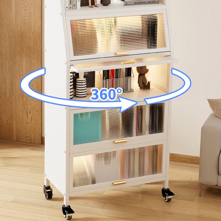 Libreria industriale in metallo standard scaffale chiuse con mobili