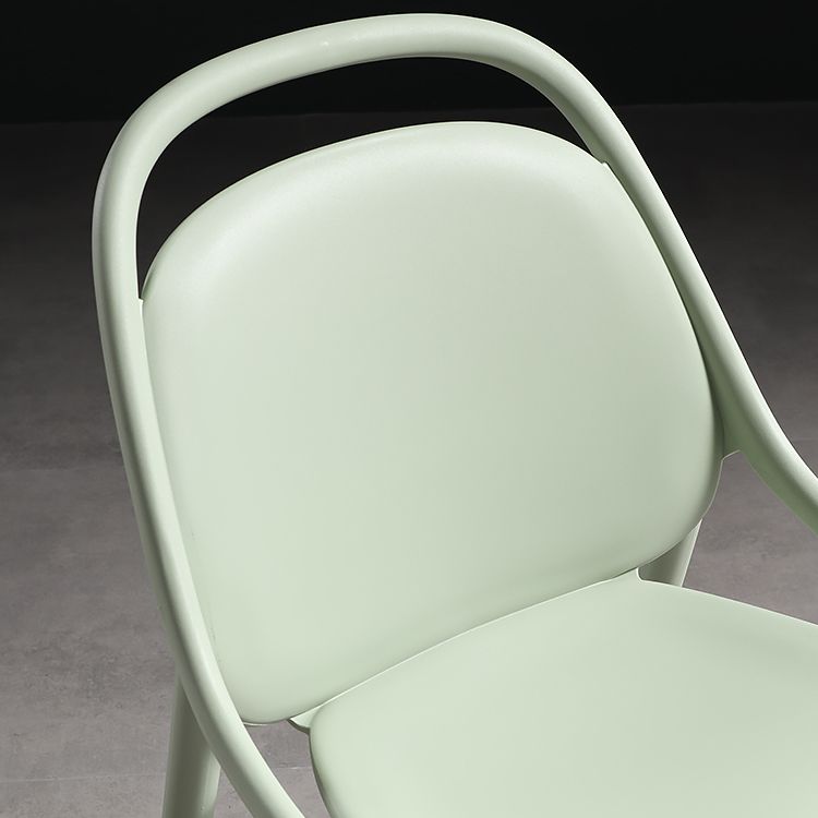 Modern Style Stackable Chairs Dining Armless Chairs with Plastic Legs for Kitchen Clearhalo ' kitchen&dining_furn' 'Dining Chairs' 'Dining Tables & Seating' 'dining_chair' 'furn' 'furn_dining_chair' 'Furniture' 'furniture_dining_chair' 'Kitchen & Dining Furniture' 'kitchen' 1200x1200_13827a4c-b422-4e24-9998-5a9d75d465a1
