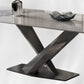 Medieval Modern Stone Dinette Table Rectangle Table for Dining Room Clearhalo 'Dining Tables & Seating' 'Dining Tables' 'dining_table' 'furn' 'furn_dining_table' 'Furniture' 'Kitchen & Dining Furniture' 1200x1200_138b0364-7898-424f-97dd-430cbab497c8