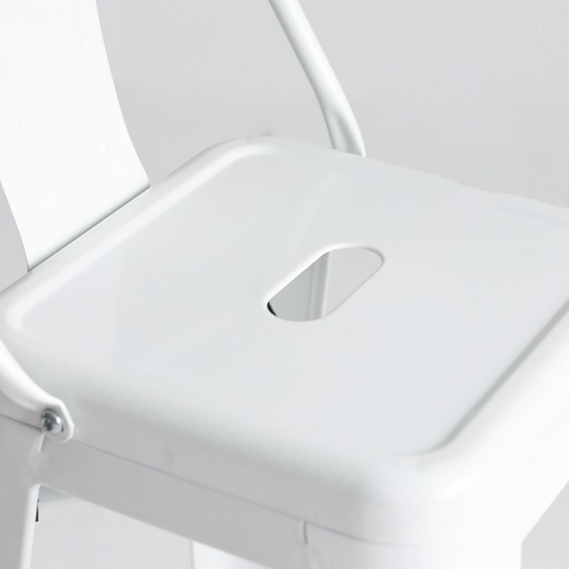 Modern Coffee Shop Sabures Cuadrones de metal cuadrado Bar & Counter Tabres