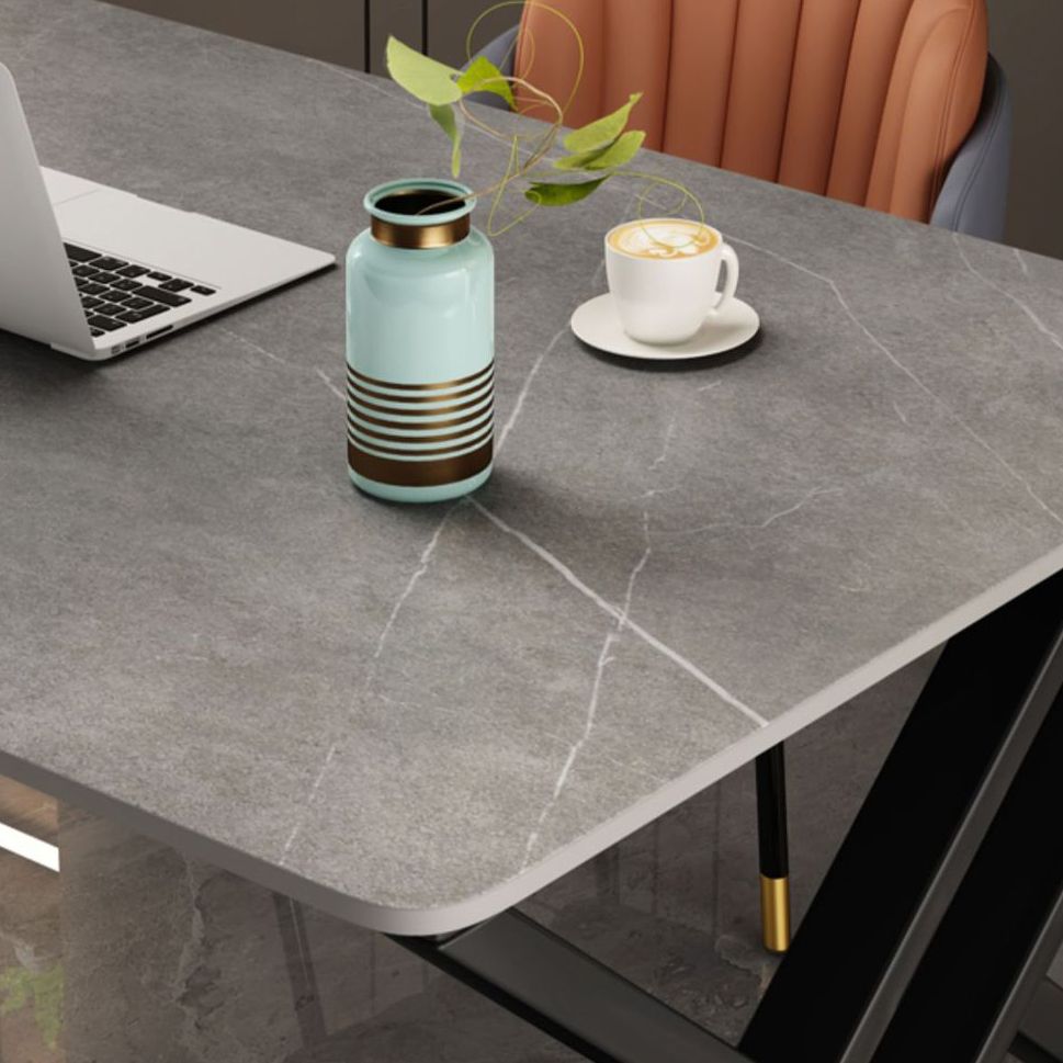 29,5 Zoll Höhenschreiberschreibtisch zeitgenössischer rechteckiger Büroschalter