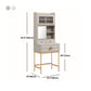 Contemporary 4 Drawer Makeup Vanity Set Wood Vanity Makeup Table Set