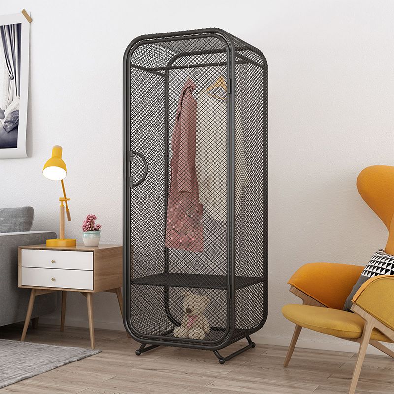 Armoire de garde-robe armoire de rangement en métal de style industriel