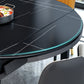 Mesa plegable extensible contemporánea, mesa base de madera maciza para comedor