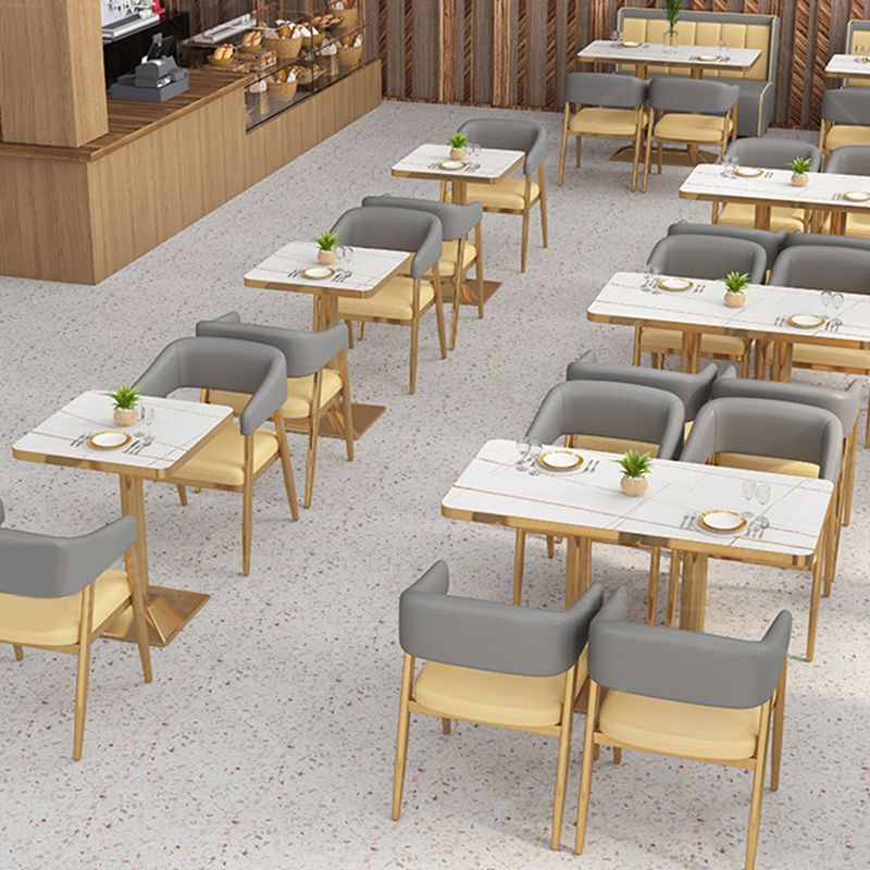 Metal Kitchen Dining Armchairs Open Back Dining Side Chairs for Indoor Clearhalo 'Dining Chairs' 'Dining Tables & Seating' 'dining_chair' 'furn' 'furn_dining_chair' 'Furniture' 'Kitchen & Dining Furniture' 1200x1200_1390fe58-388c-4b69-9d4d-374cb4843bbb