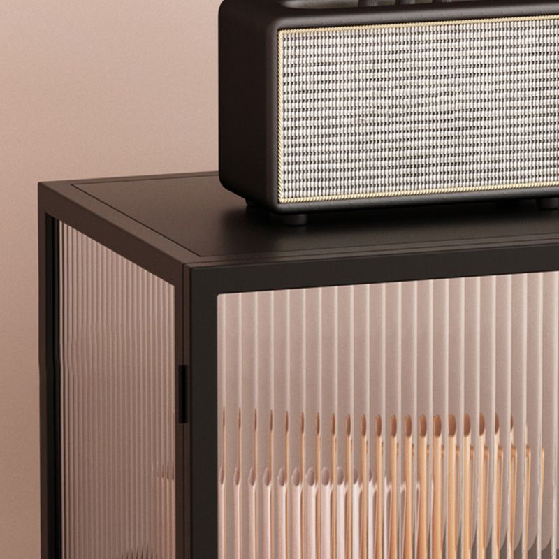 Sideboard in metallo moderno casa minimalista casa rettangolare con porta