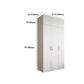 Zeitgenössischer Stil Holzgarderobe weiße Farbe Weiche Nahe Schublade Kleiderschrank