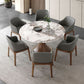 Modern Sintered Stone Dining Table Round Table with Wooden Pedestal for Restaurant Clearhalo ' dining_table' 'Dining Tables & Seating' 'Dining Tables' 'furn' 'furn_dining_table' 'Furniture' 'furniture_dining_table' 'Kitchen & Dining Furniture' 'kitchen&dining_furn' 'kitchen' 'kitchen_dining_table' 1200x1200_13932bd9-dc5a-4bfd-9b67-0ed1e32900f3