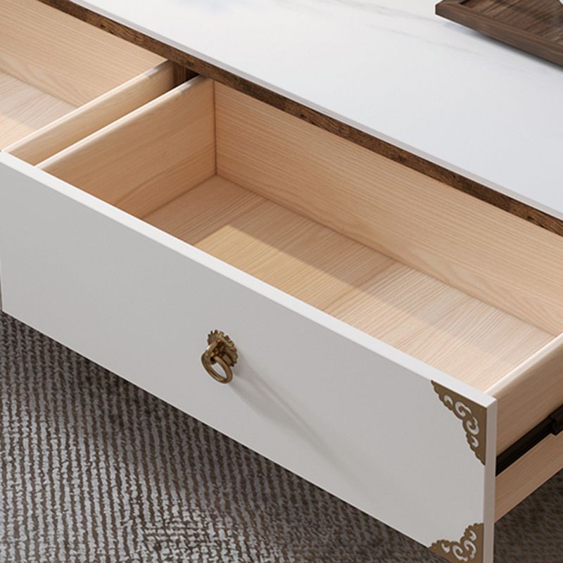 Stone Media Console TV Stand Contemporary TV Media Stand with 3 Drawers Clearhalo 'furn' 'furn_tv_stands_entertainment_centers' 'Furniture' 'Living Room Furniture' 'TV Stands & Entertainment Centers' 'TV Stands & Media Storage Furniture' 'tv_stands_entertainment_centers' 1200x1200_1394dc3c-7d34-420f-bbac-8f280c934e95