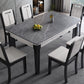 Mid-Century Rectangle Dining Table Sintered Stone Table with 4 Legs Base Clearhalo ' dining_table' 'Dining Tables & Seating' 'Dining Tables' 'furn' 'furn_dining_table' 'Furniture' 'furniture_dining_table' 'Kitchen & Dining Furniture' 'kitchen&dining_furn' 'kitchen' 'kitchen_dining_table' 1200x1200_1396a308-8faf-41b4-b103-adaa04a4e4e6
