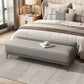 Contemporary Cushioned Seating Bench Rectangle Entryway and Bedroom Bench Clearhalo 'Benches' 'Chairs & Seating' 'furn' 'furn_benches' 'Furniture' 'Living Room Furniture' 1200x1200_139abc42-1150-4b23-a9dc-a12f58cb9573