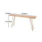 Glam Holz-Bartisch-Set, 1/2/7-teilig, rechteckiger Bartisch mit hohen Hockern für Zuhause