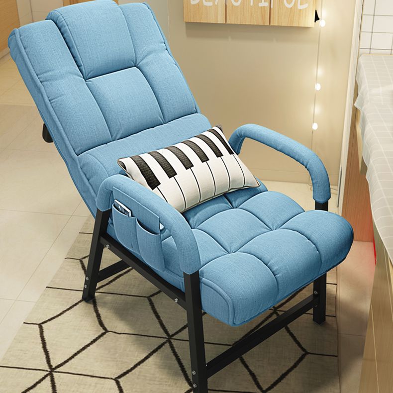 Contemporary Recliner Chair with Lumbar Support and Tufted Back Clearhalo 'Chairs & Seating' 'furn' 'furn_recliners' 'Furniture' 'Living Room Furniture' 'Recliners' 1200x1200_139b5e7e-7e6f-4944-a208-ab1d0381cc73