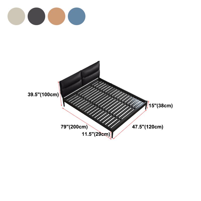 78,74 pouces L Cadre de lit en fer