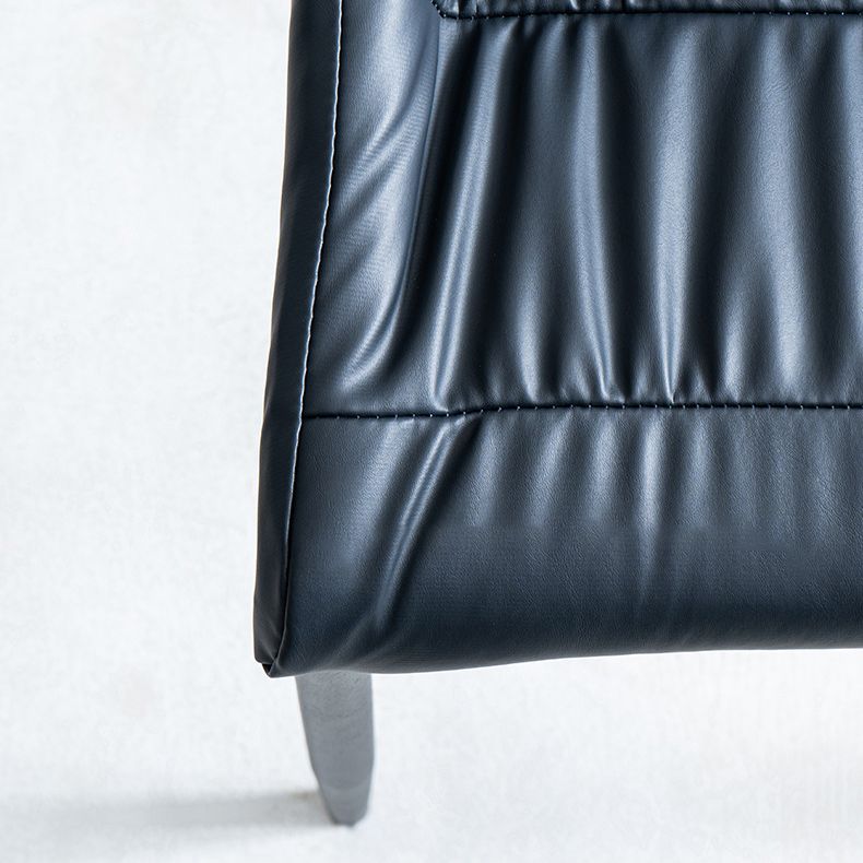 Contemporary Home Side Chair Solid Back Metal Upholstered Dining Room Chair (Set of 2) Clearhalo ' kitchen&dining_furn' 'Dining Chairs' 'Dining Tables & Seating' 'dining_chair' 'furn' 'furn_dining_chair' 'Furniture' 'furniture_dining_chair' 'Kitchen & Dining Furniture' 'kitchen' 1200x1200_139e0228-9917-4374-833d-783b2469f6a6