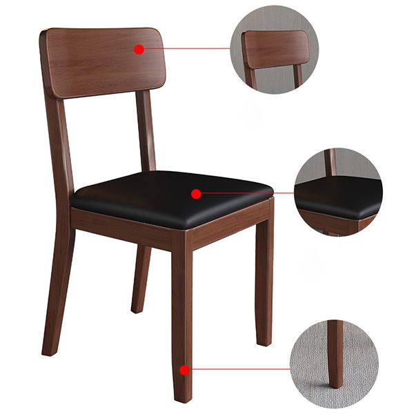 Traditional Dining Chair 16.5'' Wide Open Back Chair with 4 Legs for Home Use Clearhalo ' kitchen&dining_furn' 'Dining Chairs' 'Dining Tables & Seating' 'dining_chair' 'furn' 'furn_dining_chair' 'Furniture' 'furniture_dining_chair' 'Kitchen & Dining Furniture' 'kitchen' 1200x1200_13a04906-0b6f-4823-ad66-87540a4137d2