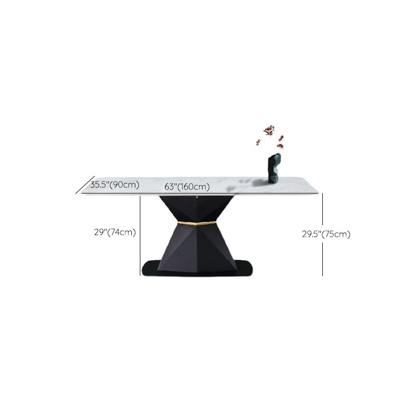 Eigentijdse rechthoektafel ingesteld 1/5/6 stukken eetgelegenheden voor thuisgebruik