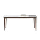 Industrial Style Dinner Table Stone Rectangle Dining Site Table in White Clearhalo 'Dining Tables & Seating' 'Dining Tables' 'dining_table' 'furn' 'furn_dining_table' 'Furniture' 'Kitchen & Dining Furniture' 1200x1200_13ab0831-8714-4c32-968b-4db5476976f5