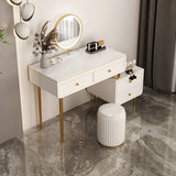 Escritorio de tocador de tocador de maquillaje de top de pizarra de glamera para dormitorio