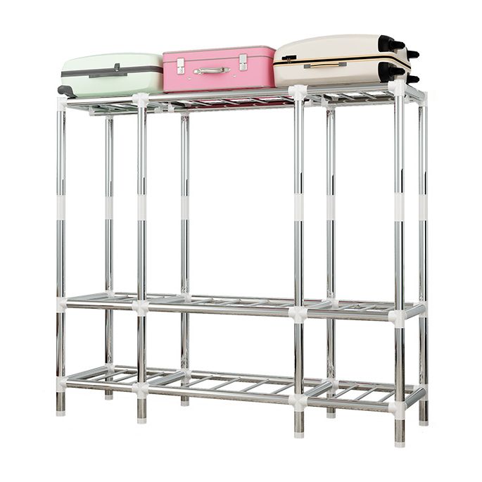 Modern Style Metal Wardrobe Cloth Rod Included Wardrobe Closet for Bedroom