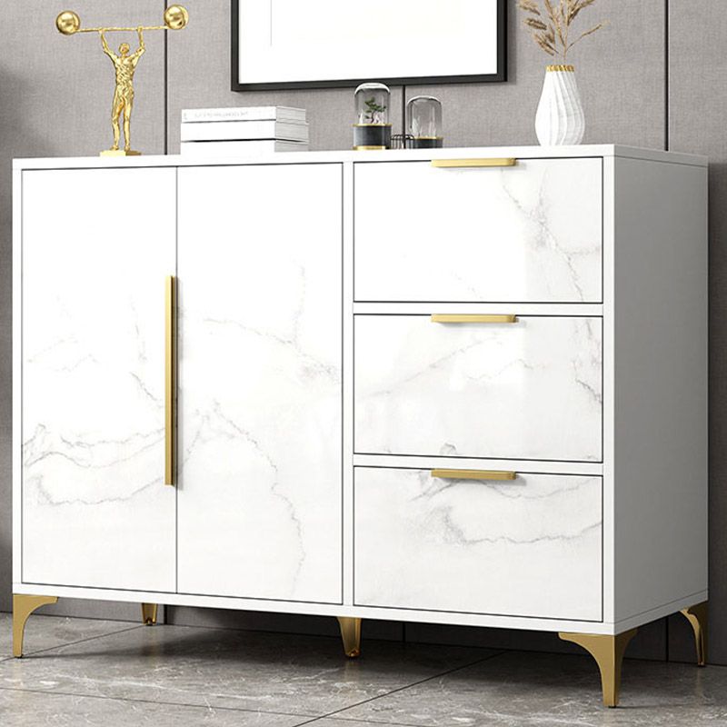 Tavolo da buffet in legno bacheca in stile moderno con cassetti e armadi