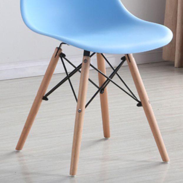 Wood Scandinavian Kitchen Dining Room Chair Solid Back Dining Side Chair Clearhalo 'Dining Chairs' 'Dining Tables & Seating' 'dining_chair' 'Furniture' 'furniture_dining_chair' 'Kitchen & Dining Furniture' 1200x1200_13b1584a-4697-40f9-9b2e-236379a0f7dc