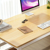 Industrial Office Desk Five-Tone Color Rectangular Modern Writing Desk Clearhalo 'Furniture' 'furniture_office_desk' 'Office Desks' 'Office Furniture' 'office_desk' 1200x1200_13b15eb5-5bd0-4a3e-8676-23d4a56cd0fb