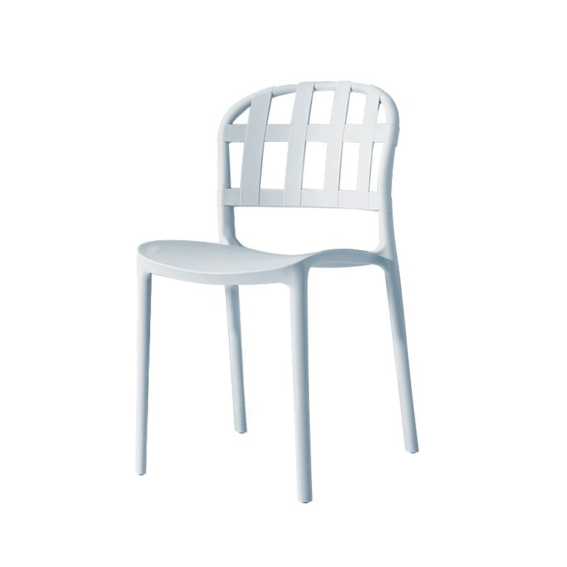 Plastic Armless Dining Chairs Scandinavian Style Home Dining Side Chair Clearhalo 'Dining Chairs' 'Dining Tables & Seating' 'dining_chair' 'furn' 'furn_dining_chair' 'Furniture' 'Kitchen & Dining Furniture' 1200x1200_13b2821d-3934-41f2-8b5a-c5c179193284