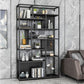 9.84"W 78.74"H Bookshelf Open Back Glam Style for Study Room Home Office Clearhalo 'Bookcases' 'furn' 'furn_bookcases' 'Furniture' 'furniture_bookcases' 'kitchen' 'kitchen_bookcases' 'Living Room Furniture' 'Office Furniture' 1200x1200_13b4b51d-89cf-4f7c-9639-01b72297f3ce
