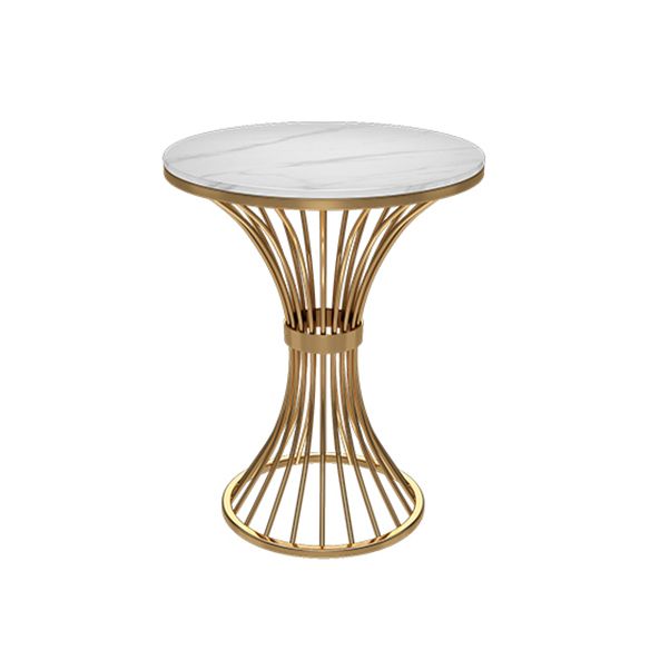 Round Scandinavian Style Dining Room Set Sintered Stone Dining Furniture Set with Metallic Base Clearhalo 'Dining Room Sets' 'Dining Tables & Seating' 'dining_room_set' 'furn' 'furn_dining_room_set' 'Furniture' 'furniture_dining_room_set' 'Kitchen & Dining Furniture' 'kitchen&dining_furn' 'kitchen' 1200x1200_13b7013a-7c2f-4f92-a471-2d07abaf4fbf