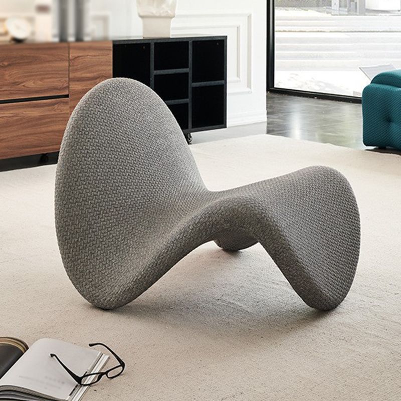 Armless Chair 29.5" L x33.8" W x25.5" H Chunky Textured Chair for Living Room Clearhalo 'Accent Chairs' 'accent_chairs' 'Chairs & Seating' 'furn' 'furn_accent_chairs' 'Furniture' 'furniture_accent_chairs' 'Living Room Furniture' 1200x1200_13b77fcb-38bf-4bbb-b231-958dc7aa7a60