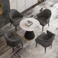 Ronde eetset met fauteuils 1/2/5 stuks stenen dinettetafelset voor keuken