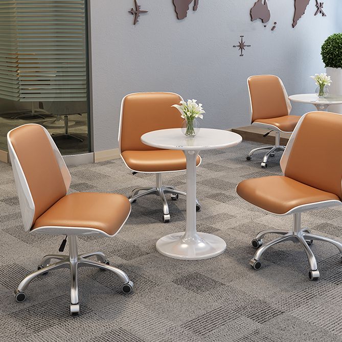 Chaise de tâche en cuir faux cuir moderne