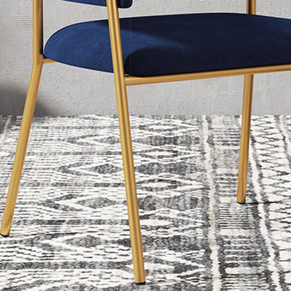 Glam Style Metal Kitchen Dining Room Chair Open Back Side Copper Chairs Clearhalo ' kitchen&dining_furn' 'Dining Chairs' 'Dining Tables & Seating' 'dining_chair' 'furn' 'furn_dining_chair' 'Furniture' 'furniture_dining_chair' 'Kitchen & Dining Furniture' 'kitchen' 1200x1200_13bf44b8-222e-4194-b4dc-1eb4084a9968