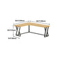 Modern Wooden Office Desk L-Shaped Home Desk with Metal Base Clearhalo 'Furniture' 'furniture_office_desk' 'Office Desks' 'Office Furniture' 'office_desk' 1200x1200_13c03937-7e7e-4b7b-a5de-a47535423296