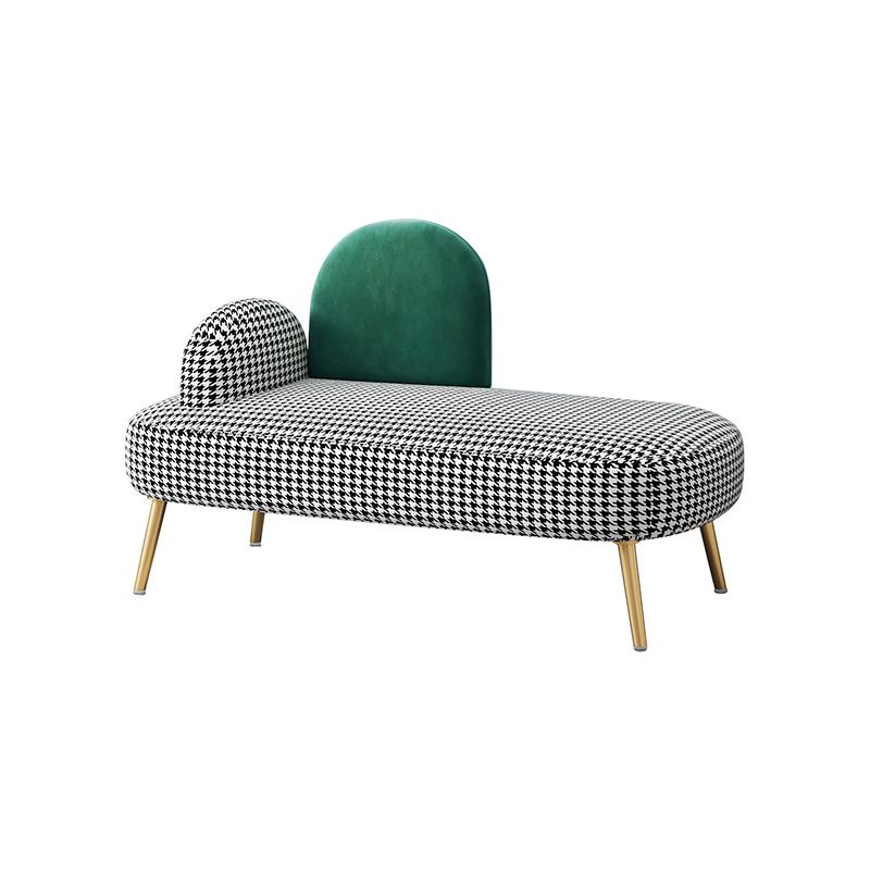 Sofa standard de dos de dos contemporain Tissu rond du bras rond pour la salle bonus