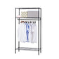 Modern Style Wardrobe Metal 2-Teir Adjustable Shelves Wardrobe Closet Clearhalo 'Armoires & Wardrobes' 'armoires_wardrobes' 'Bedroom Furniture' 'furn' 'furn_armoires_wardrobes' 'Furniture' 1200x1200_13c2eb08-9c75-4ed8-a411-7ad584a80e1d
